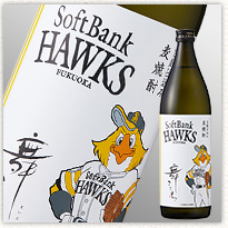 麦焼酎 舞ここち HAWKSラベル